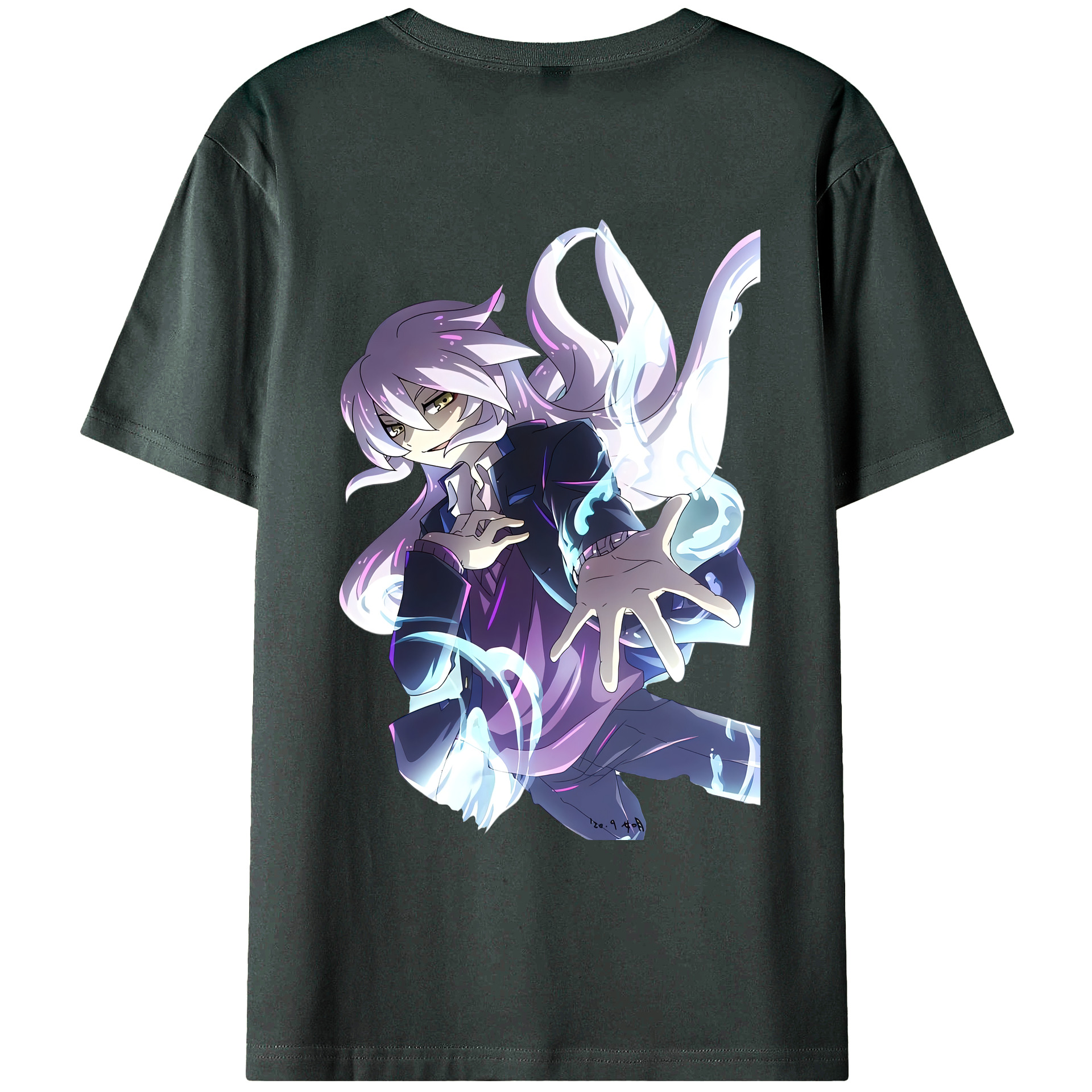 （画像用） 妖怪ウォッチ Yo-kai Watch 綿100％ メンズ半袖Tシャツ（バックプリント） 通気性